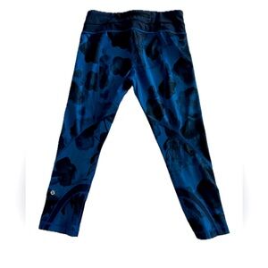 Lululemon blue and black leggings